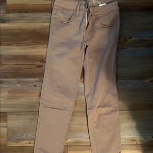 American Eagle blush pink jeggings